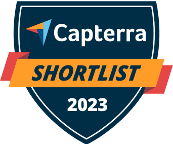 Badge Capterra shortlist 2022