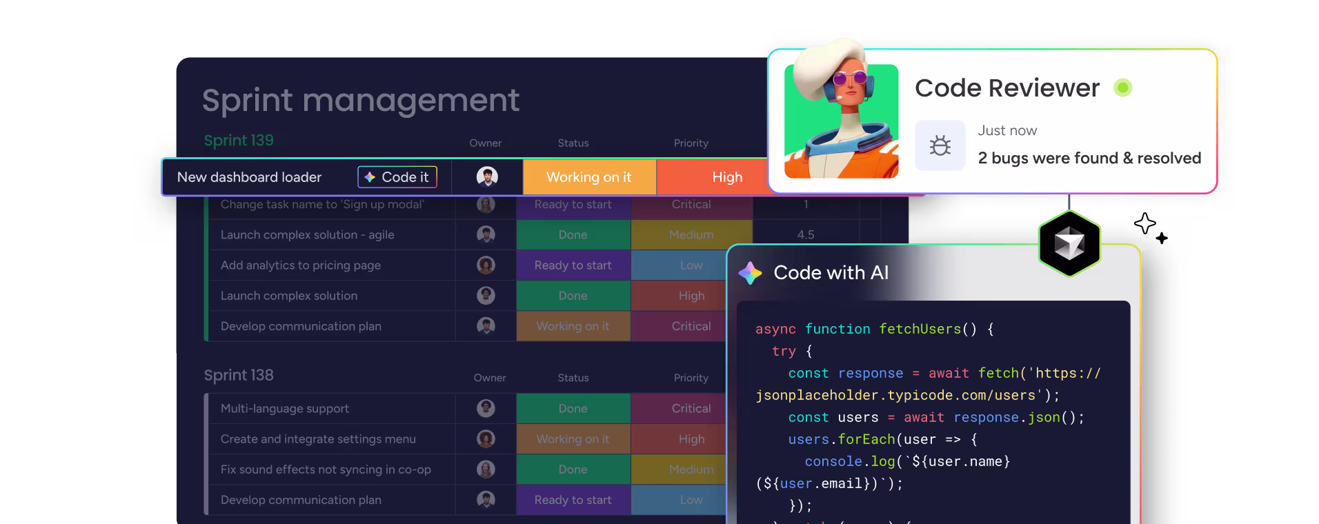 ai product suite work management
