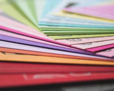 colorful papers