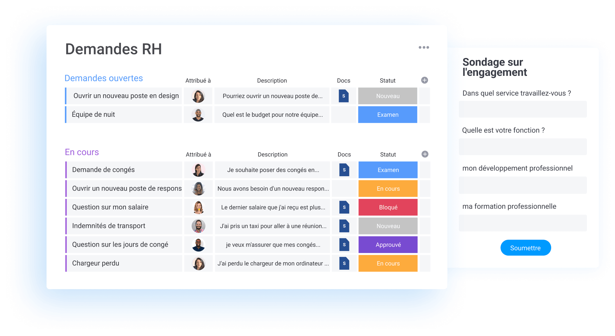 Logiciel de gestion des ressources humaines Suivi des candidats