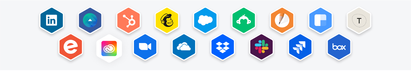 logos of tools like zendesk and salesforce