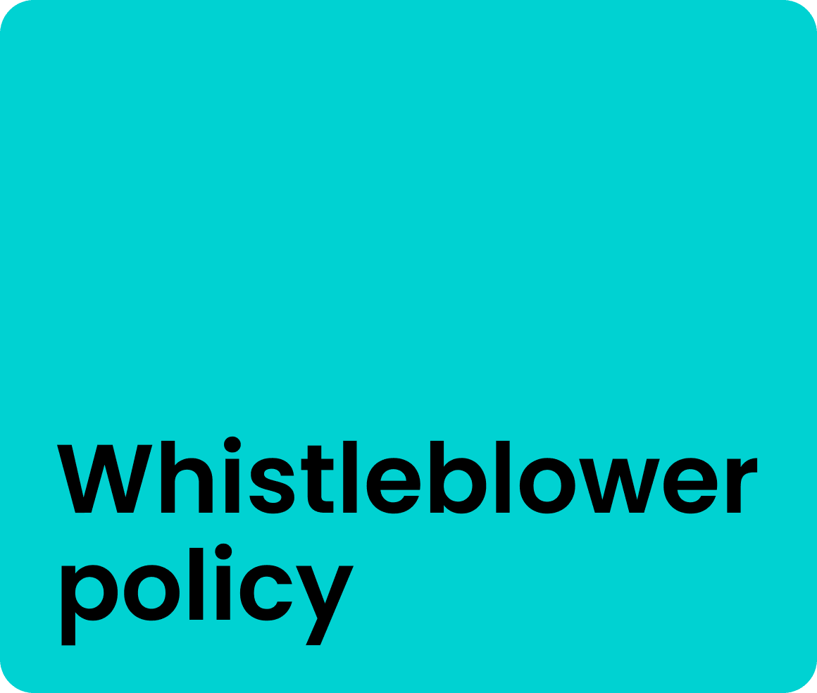 Whistleblower policy
