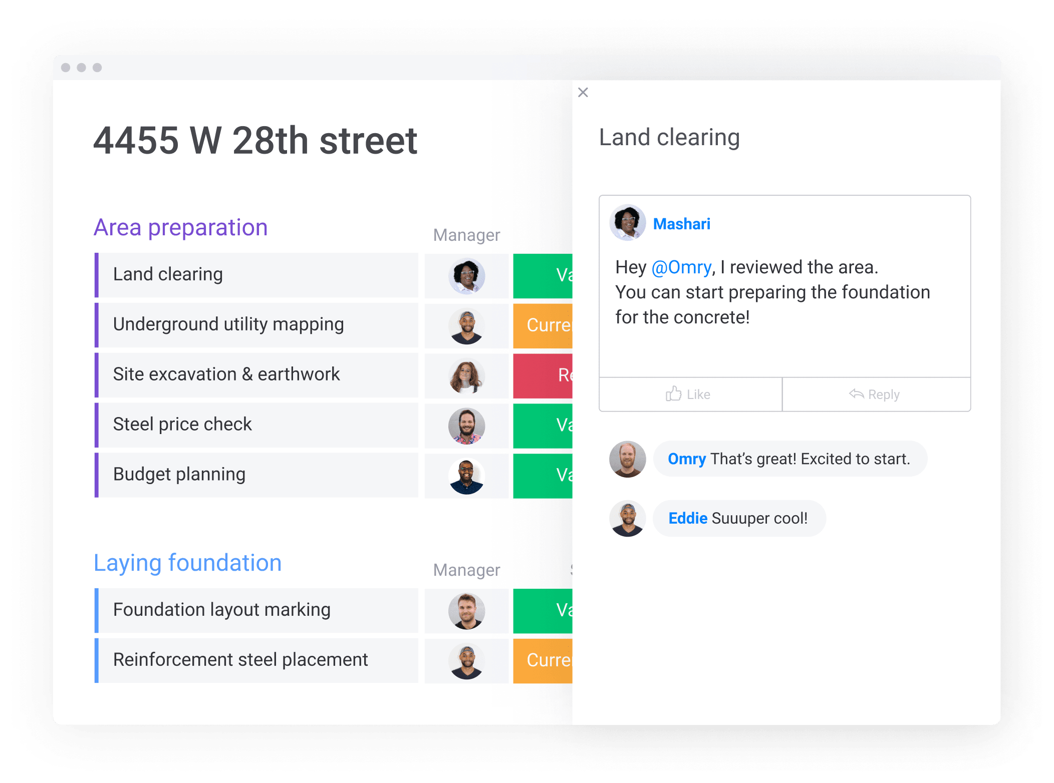 Project Monitoring Board