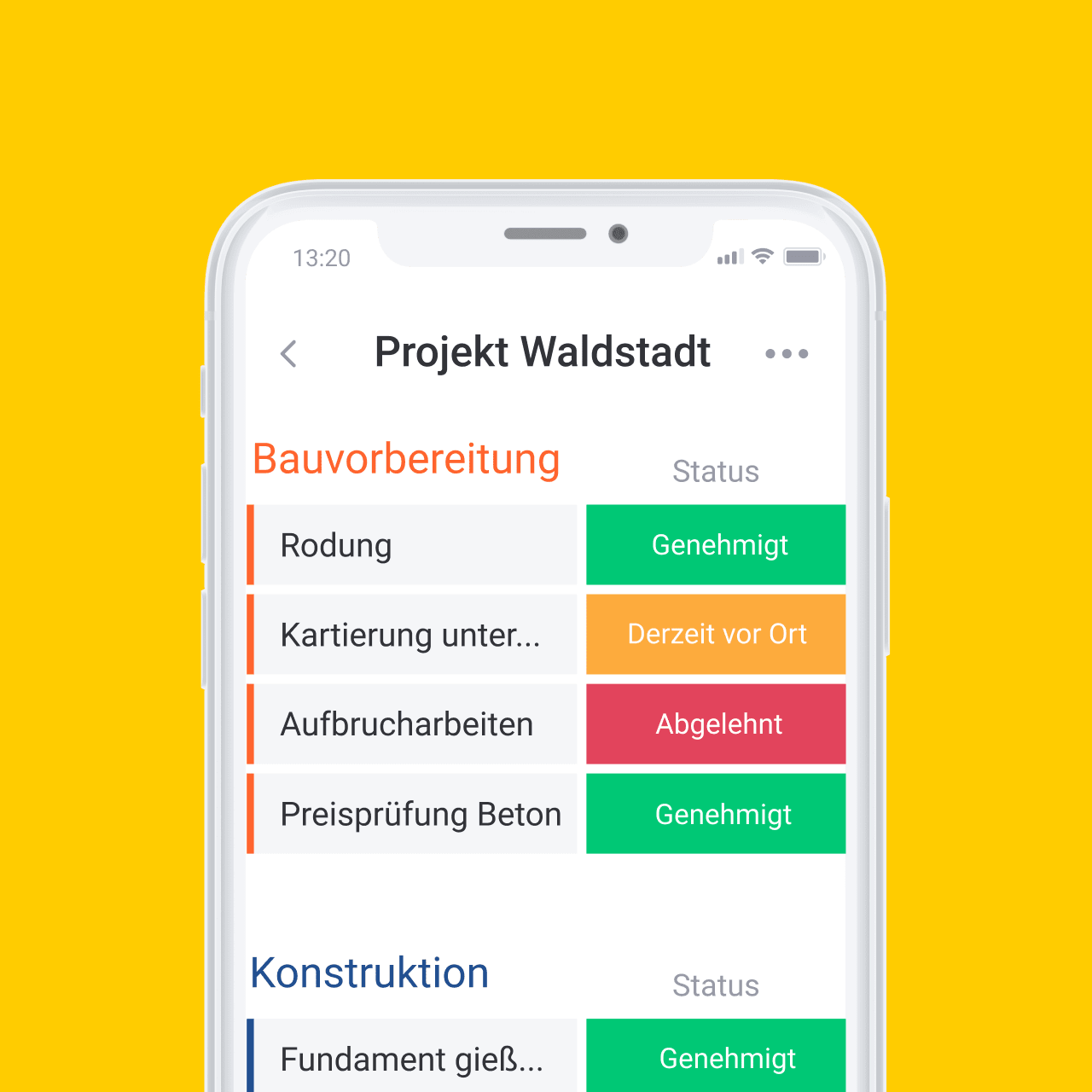 DE mobile Construction