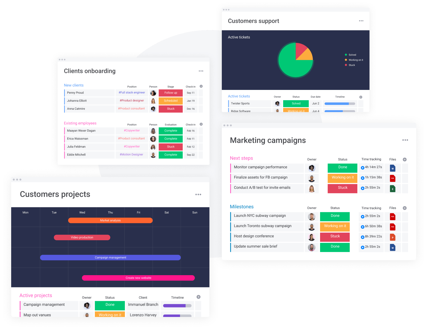 monday.com cloud crm