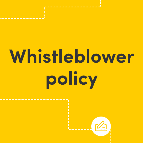Whistleblower policy