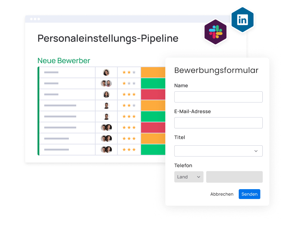 Recruitment pipeline DE
