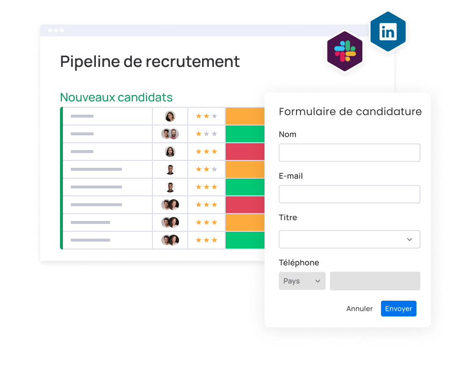 Recruitment pipeline FR