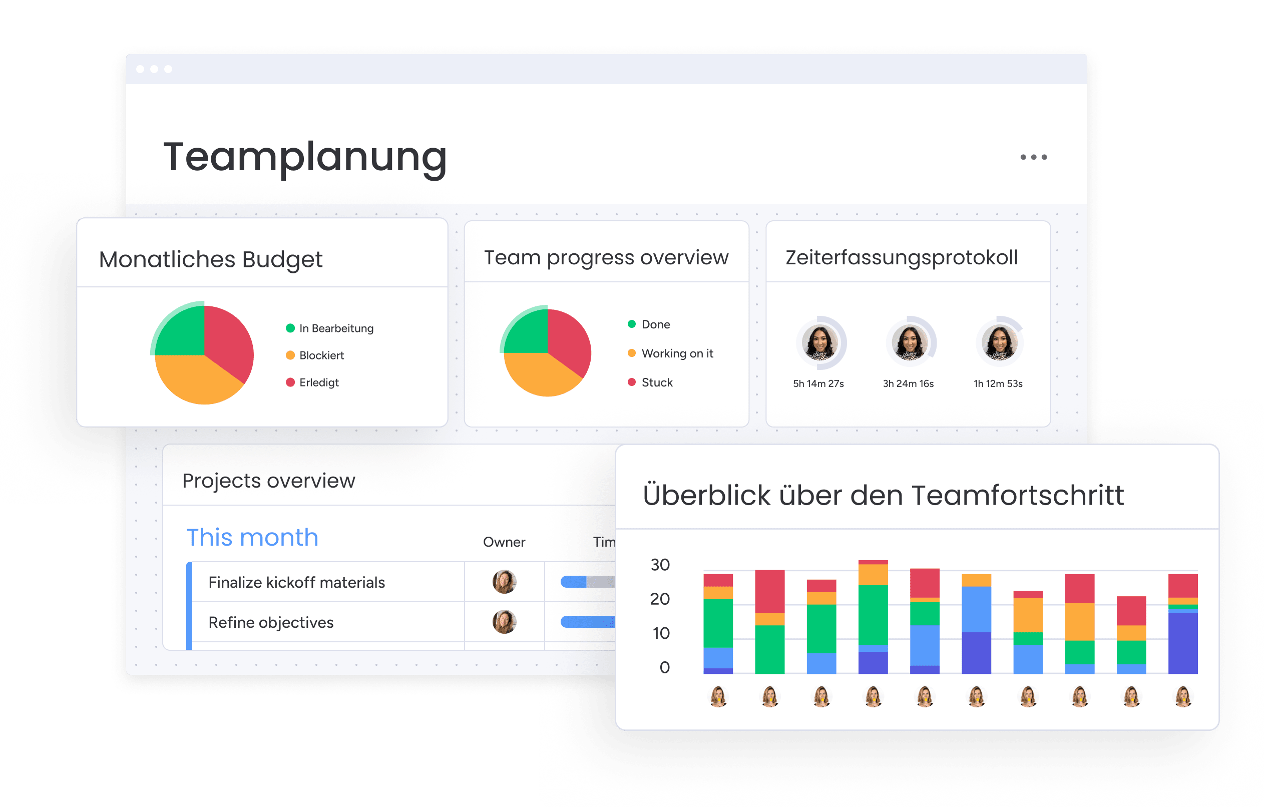 YT clear overview DE