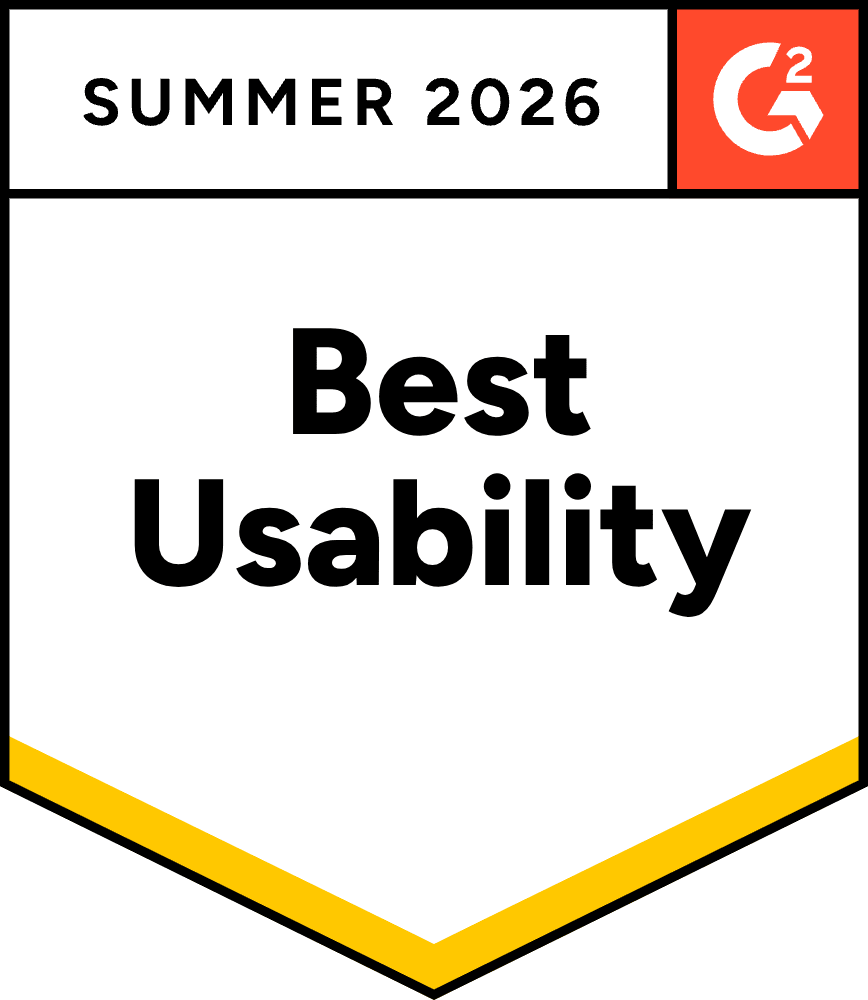 Best Usability — Summer 2026