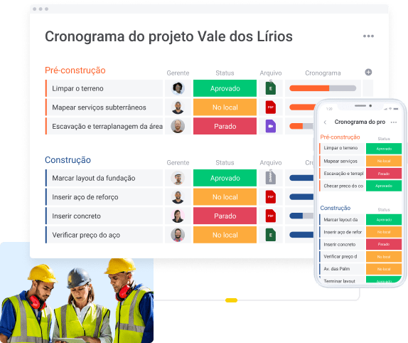 Software de Gerenciamento de Projetos de Construção