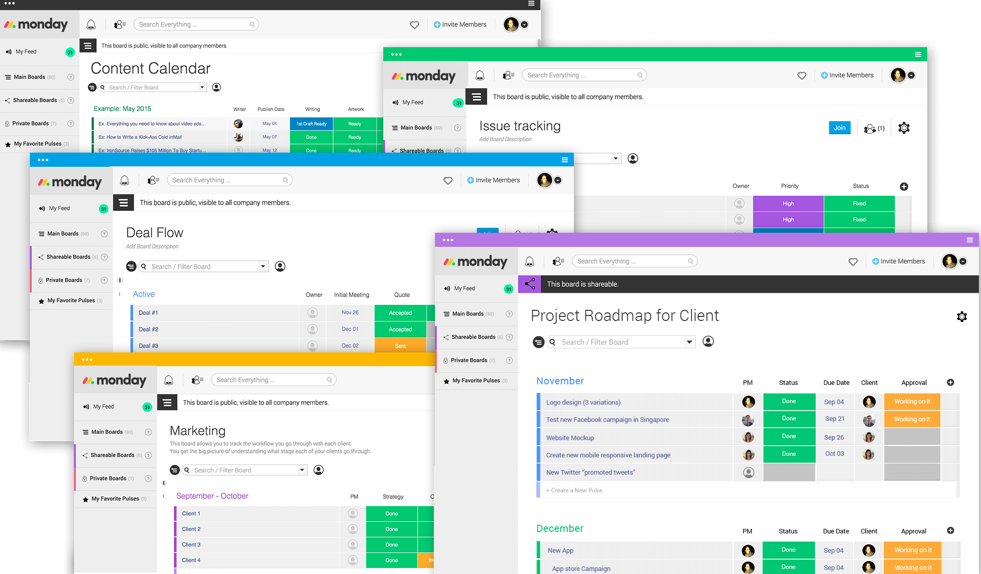 Social Media Calendar Template