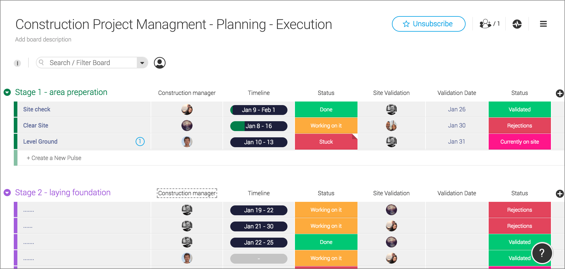 Free Construction Project Management Templates In Excel