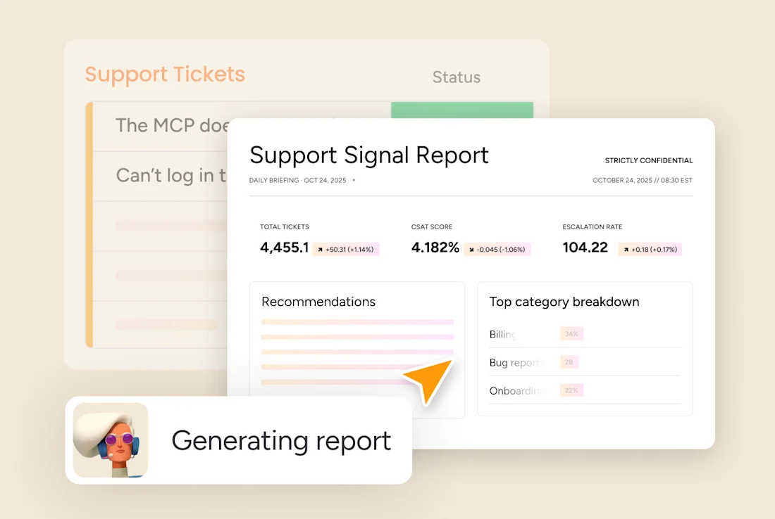 build Support Signal Agent in monday.com