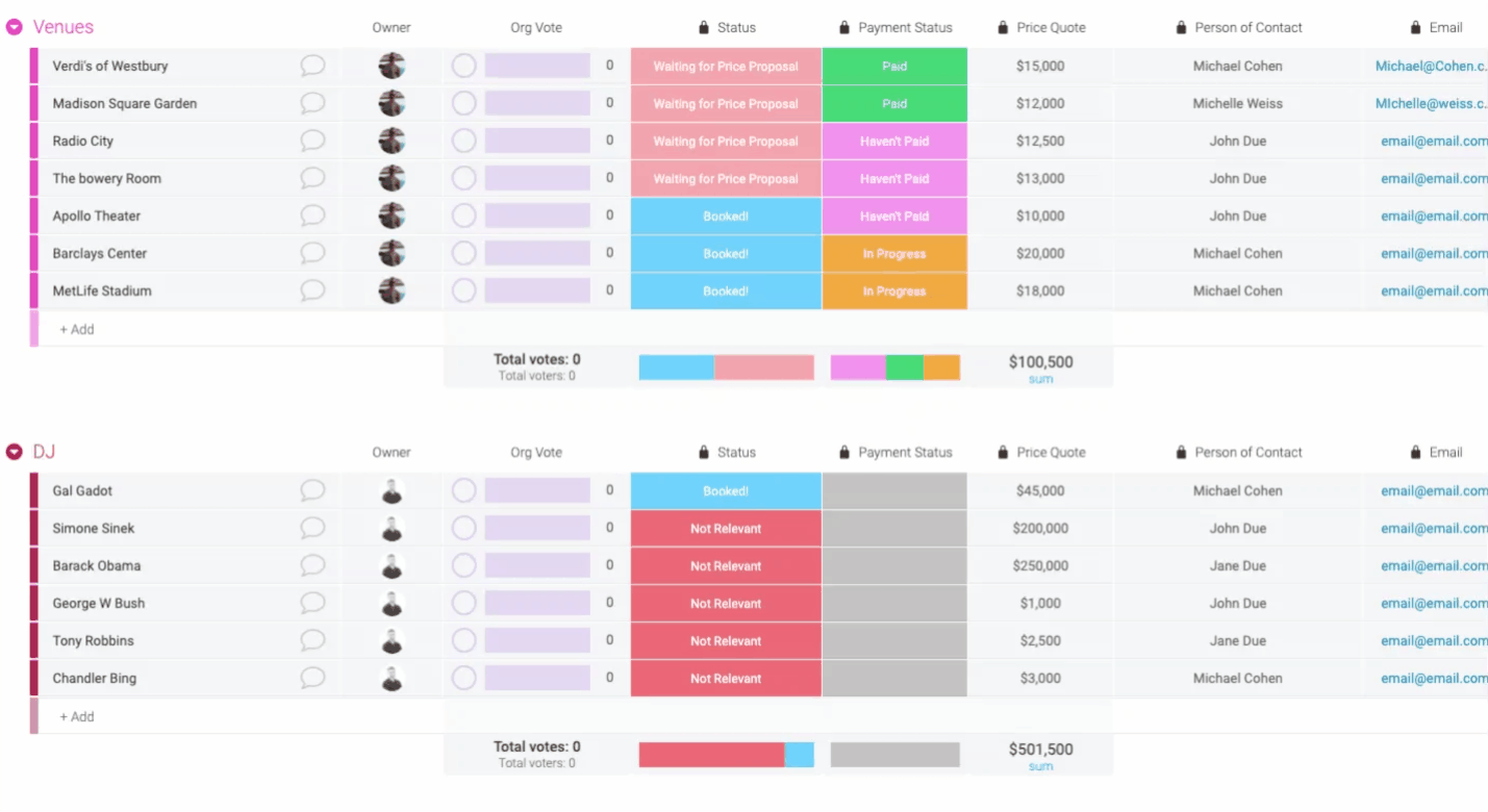 From booking a venue, to finding transportation, planning an event has never been easier.