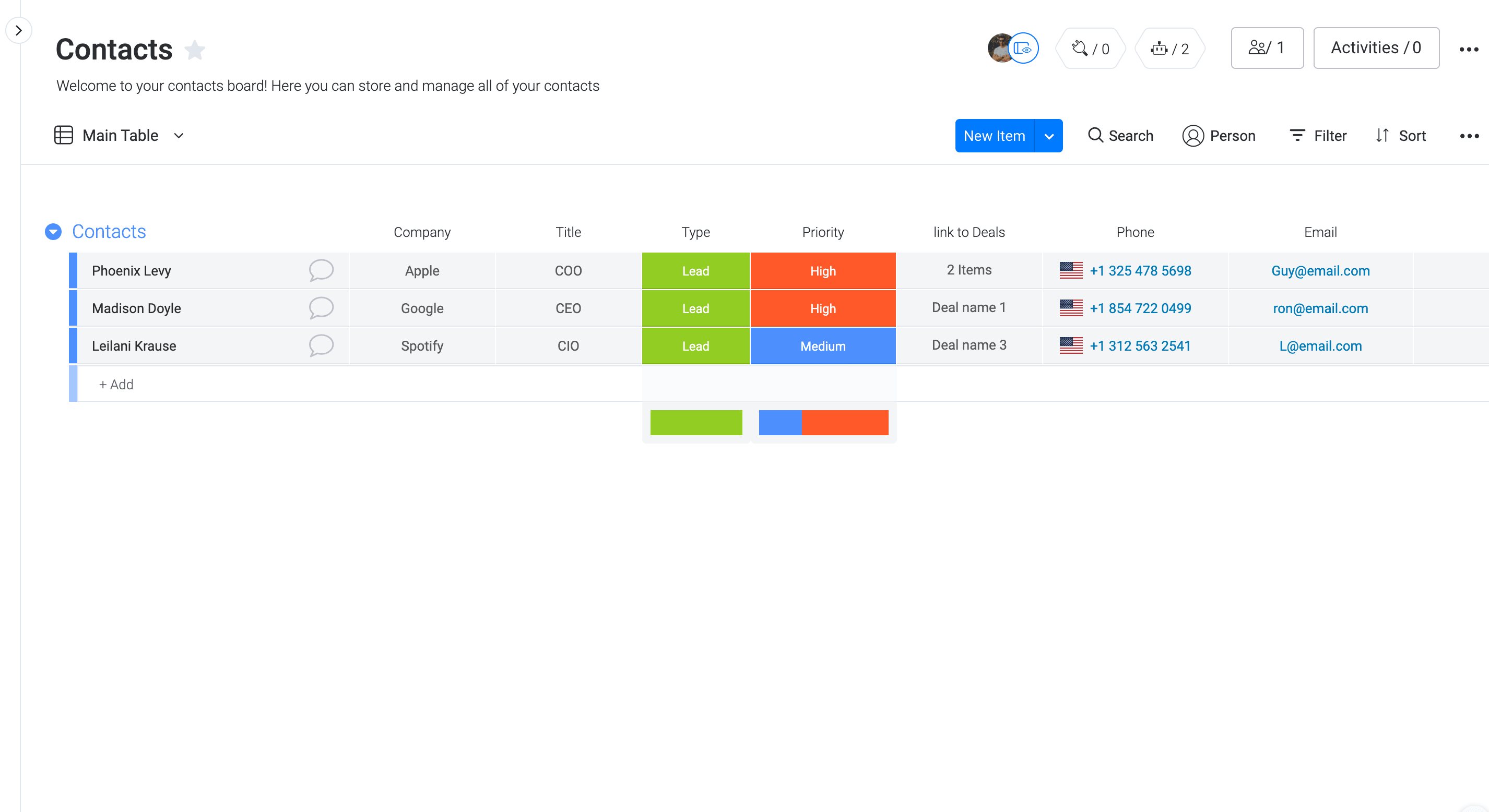 Manage your contacts in one easy-to-use place