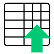 Update with Excel / CSV logo