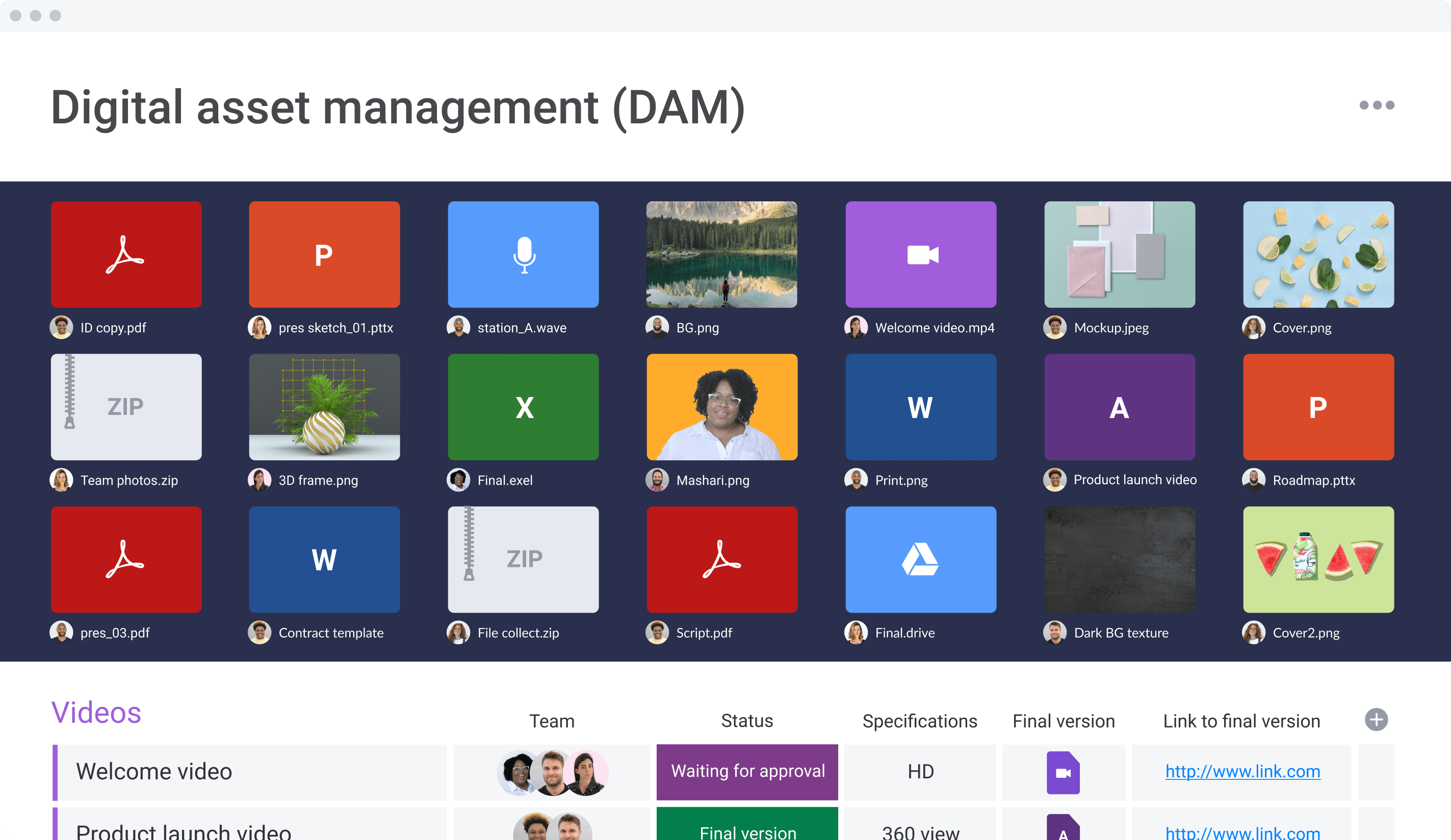 Manage all your files in one place