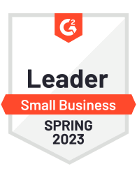 g2 badge leader small business winter 2023