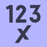 123X logo