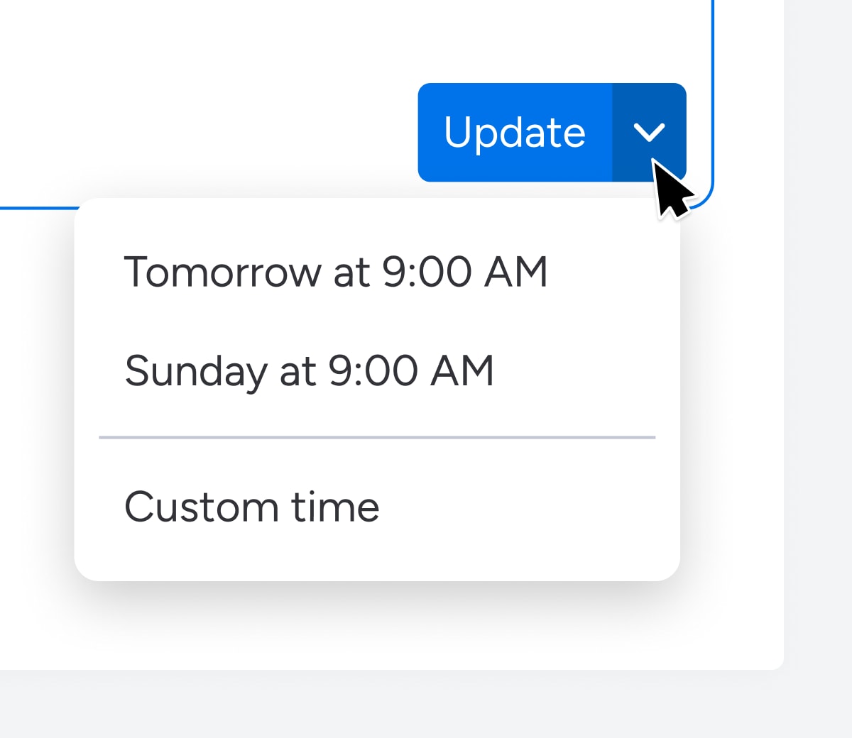 Scheduled updates 1
