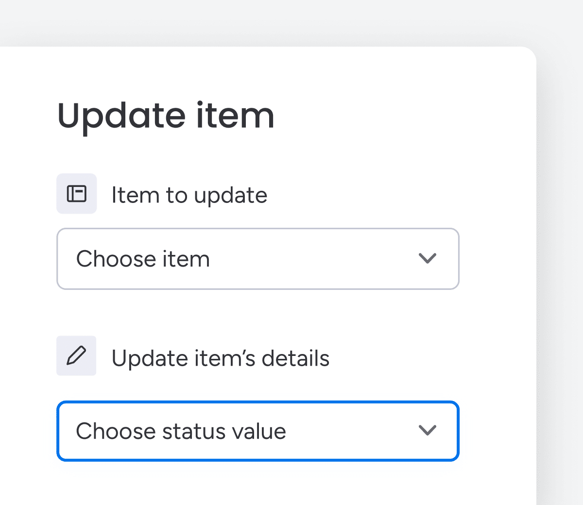 Update item