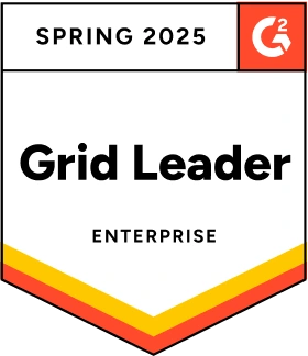 g2 grid leader for enterprise bagde