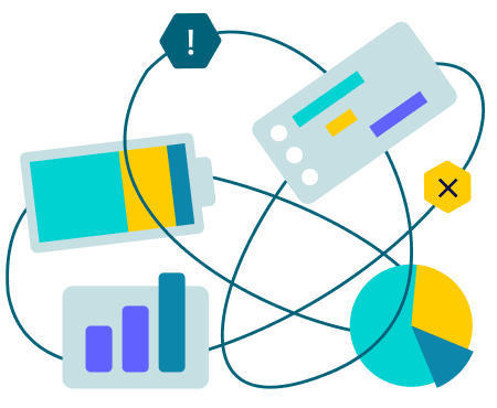 Illustration showing common CRM problems and frustrations
