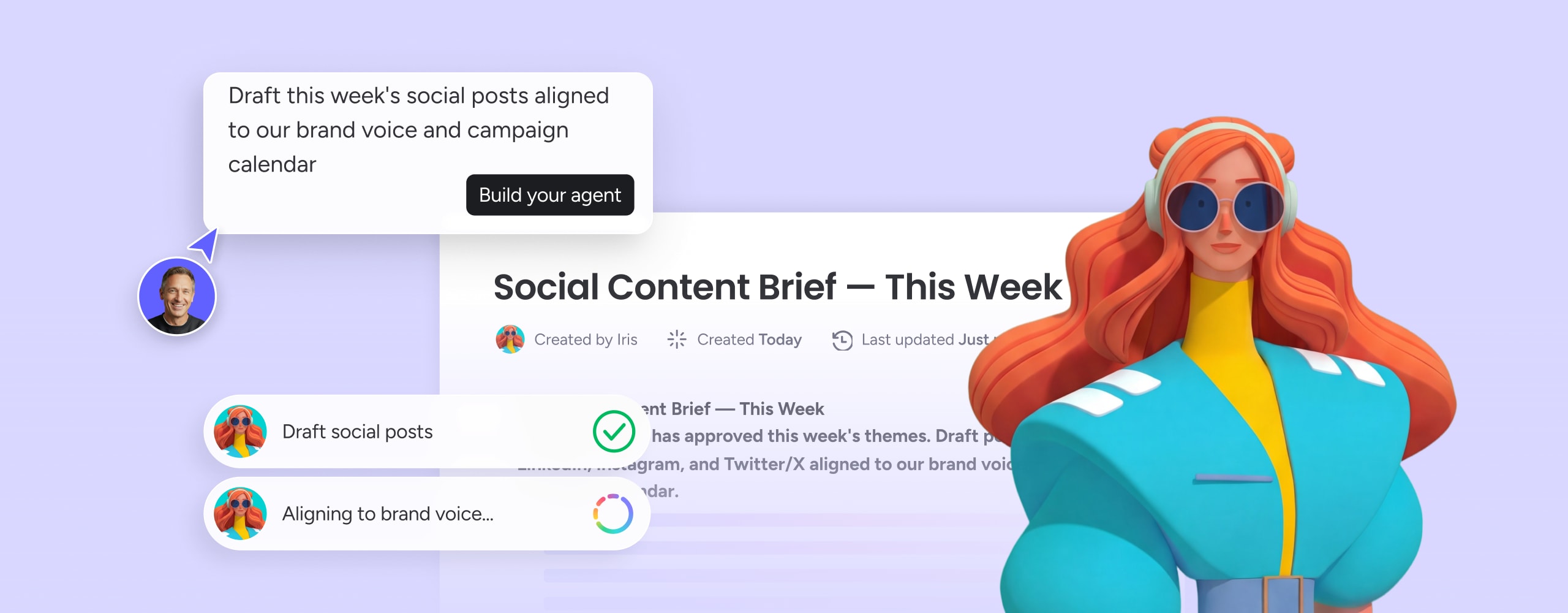 ai social media marketing software on monday.com