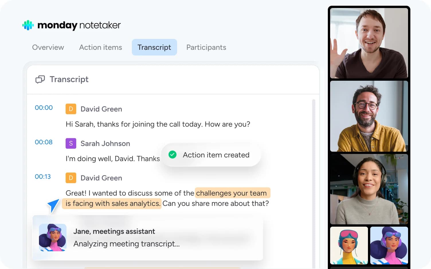 external meeting scheduling coordination on monday.com