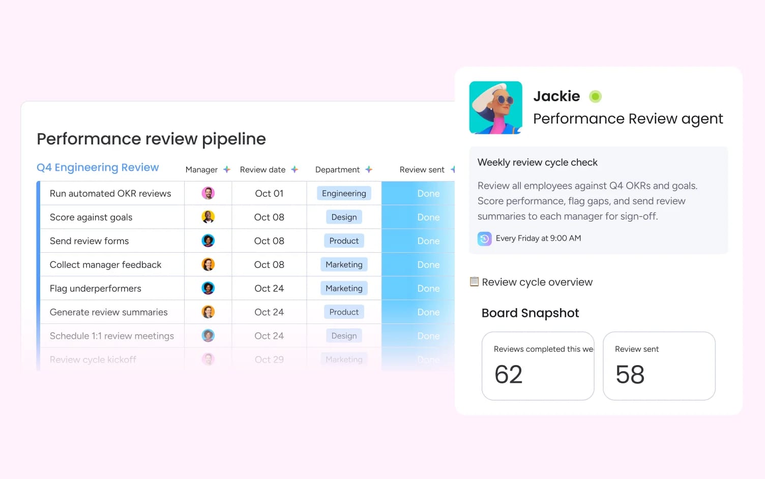 employee engagement tracking on monday.com