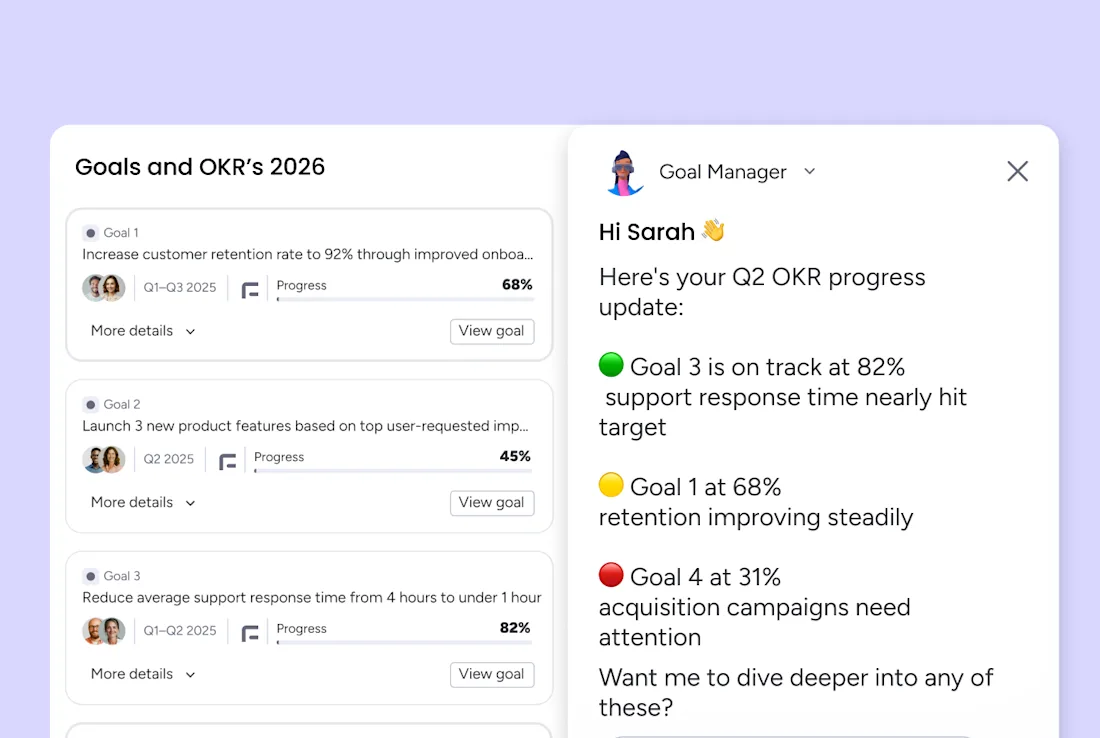 build Goal Manager in monday.com