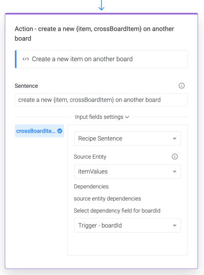 outbound mapping action config